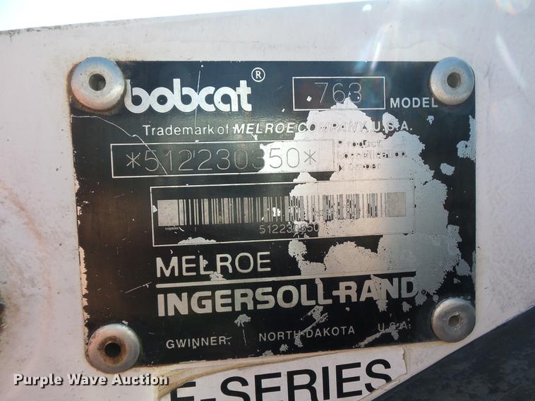 image for item DD2111 1998 Bobcat 763 skid steer