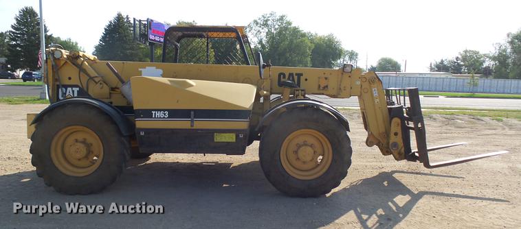 image for item DH9723 1999 Caterpillar TH63 telehandler