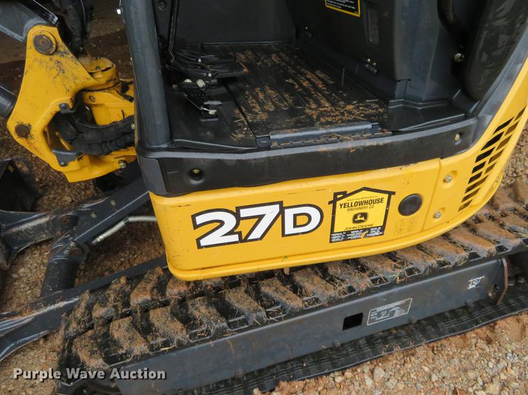 image for item DI9890 2014 John Deere 27D excavator