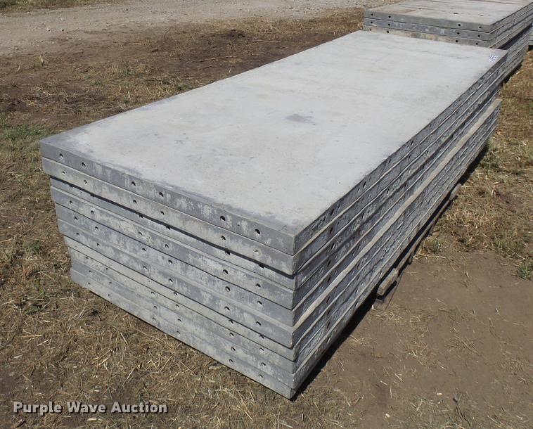 image for item DP9699 (10) aluminum wall concrete forms