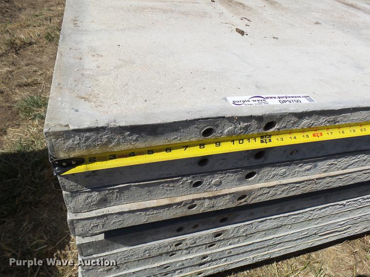 image for item DP9700 (12) aluminum wall concrete forms