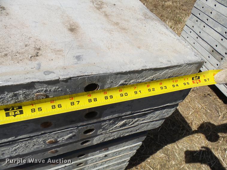 image for item DP9700 (12) aluminum wall concrete forms