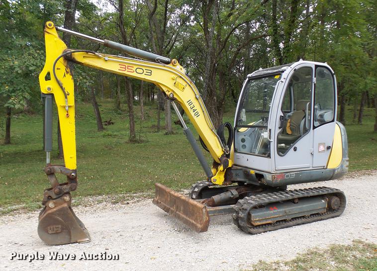 image for item DP9720 2008 Wacker Neuson 3503RD compact excavator