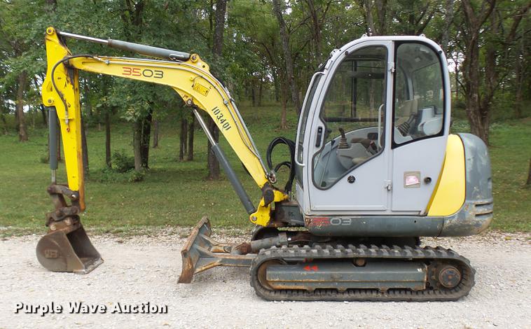 image for item DP9720 2008 Wacker Neuson 3503RD compact excavator