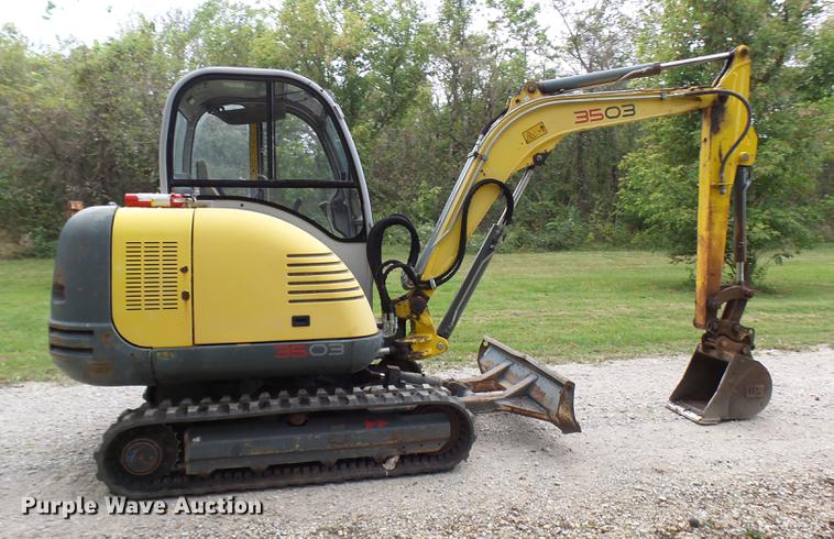 image for item DP9720 2008 Wacker Neuson 3503RD compact excavator