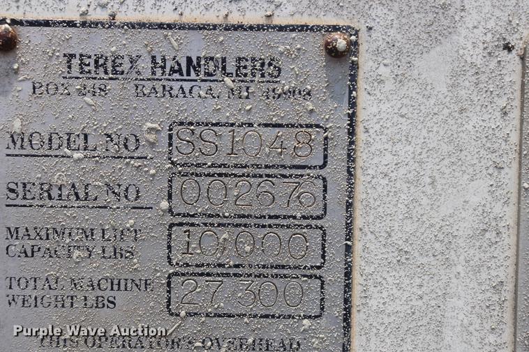 image for item ED9522 Terex SS1048 telehandler