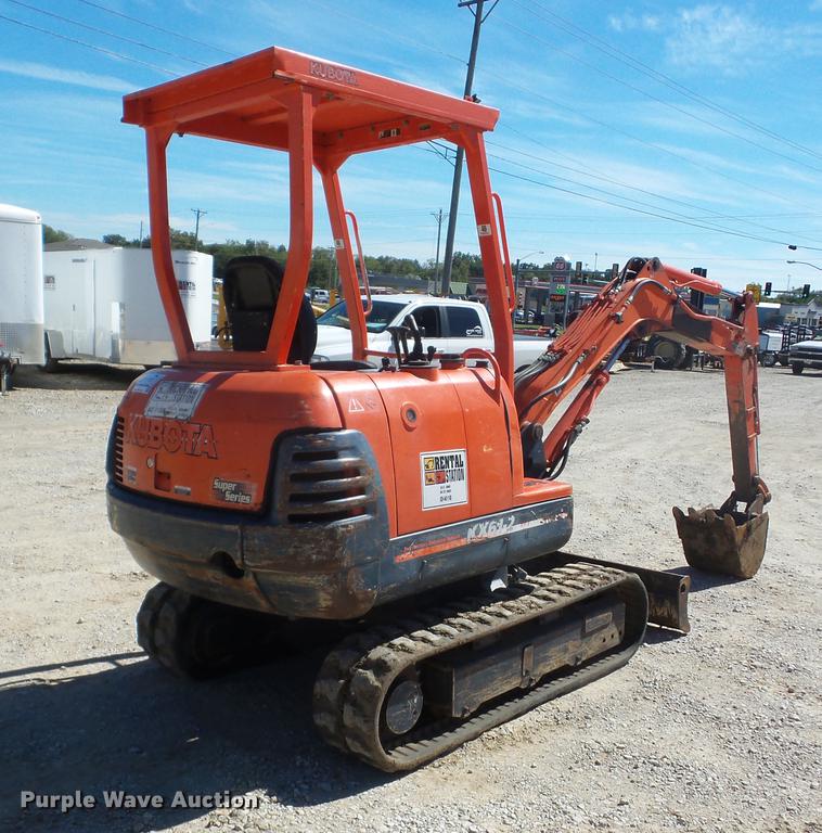 image for item K6367 2000 Kubota KX61-2 mini excavator