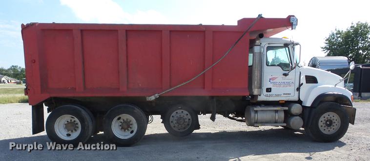 image for item K6398 2007 Mack CV713 Granite dump truck