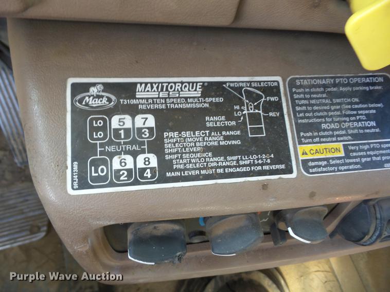 image for item K6398 2007 Mack CV713 Granite dump truck