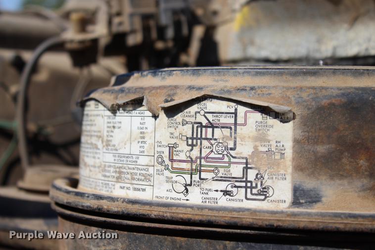 image for item L1913 1987 GMC 7000 Topkick dump truck