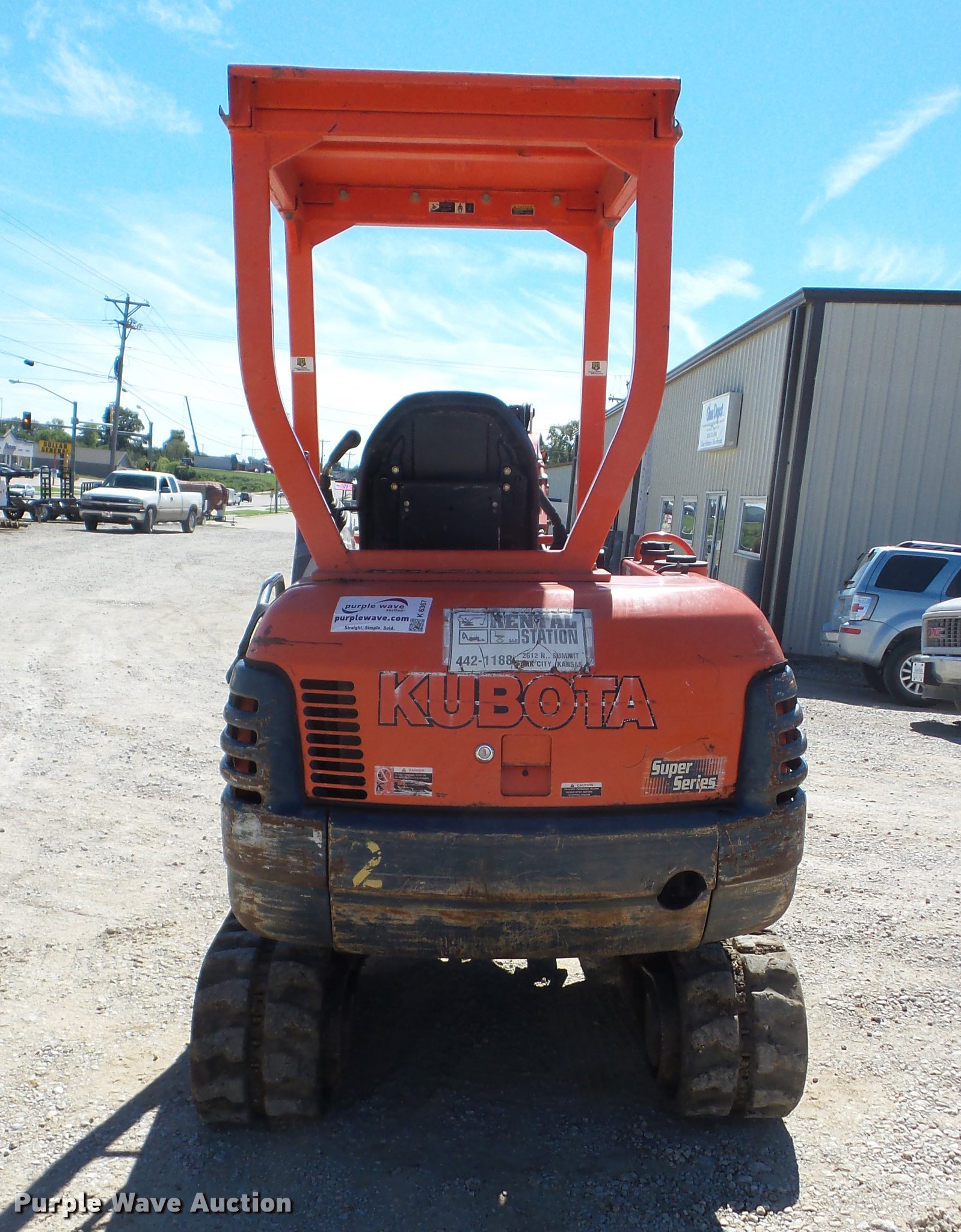 2000 Kubota KX612 mini excavator in Chanute, KS Item K6367 sold