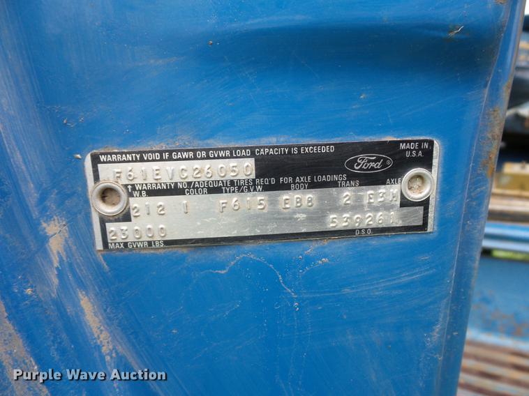 image for item DA0806 1976 Ford F600 grain truck