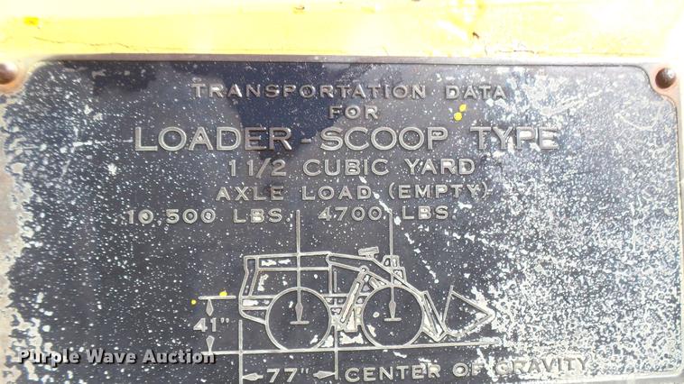 image for item DC1802 1960 Clark Michigan 85A-M23 wheel loader