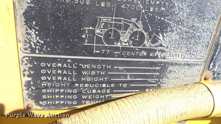 image for item DC1802 1960 Clark Michigan 85A-M23 wheel loader