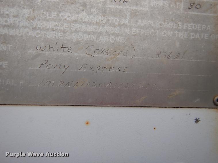 image for item DD0803 1994 Trailmann Pony Express slant horse trailer