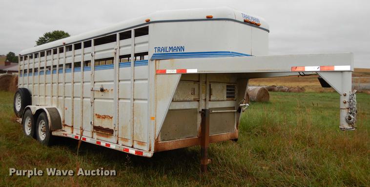 image for item DD0804 1999 Trailmann livestock trailer