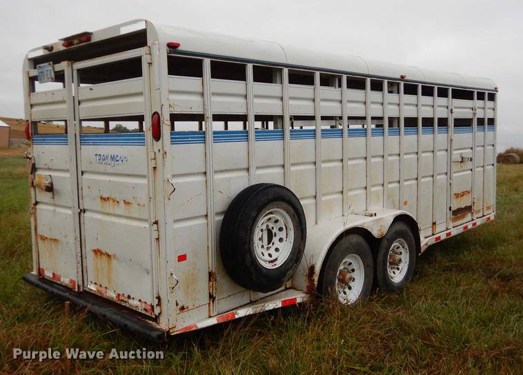 image for item DD0804 1999 Trailmann livestock trailer