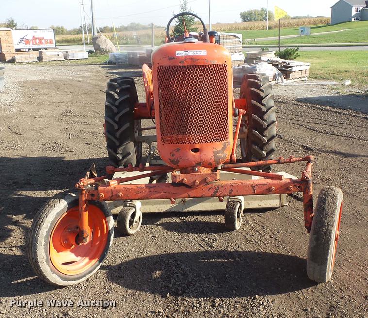 image for item DE9427 1949 Allis Chalmers C tractor and mower