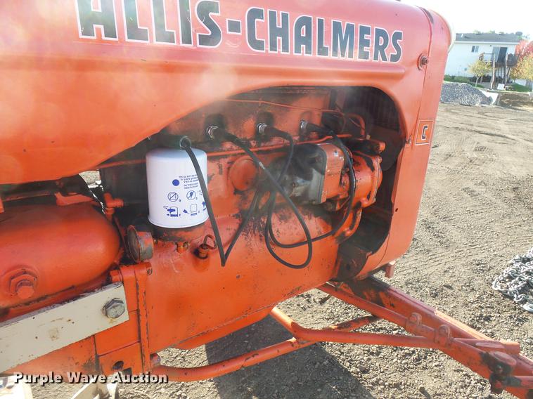 image for item DE9427 1949 Allis Chalmers C tractor and mower