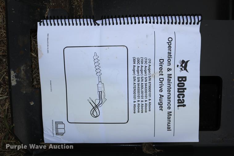 image for item DW9879 2015 Bobcat 15C auger
