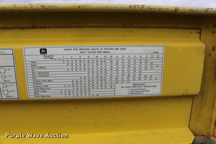 image for item DW9947 John Deere 8350 grain drill