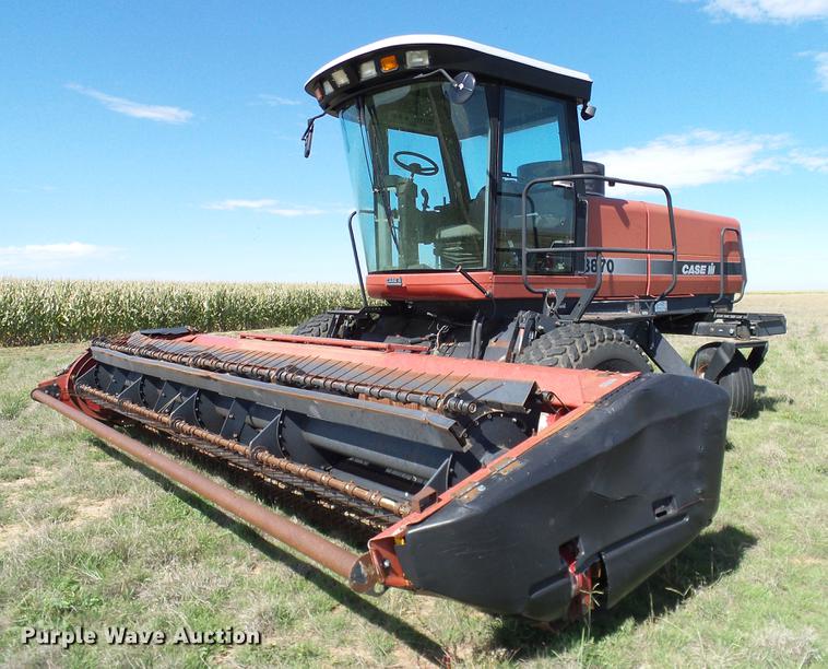 image for item L6298 1998 Case IH 8870 self-propelled windrower
