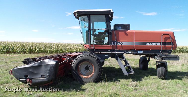 image for item L6298 1998 Case IH 8870 self-propelled windrower