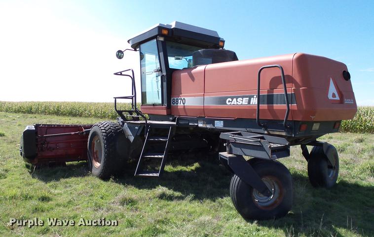 image for item L6298 1998 Case IH 8870 self-propelled windrower