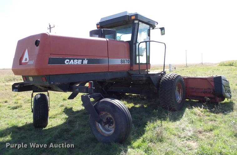 image for item L6298 1998 Case IH 8870 self-propelled windrower