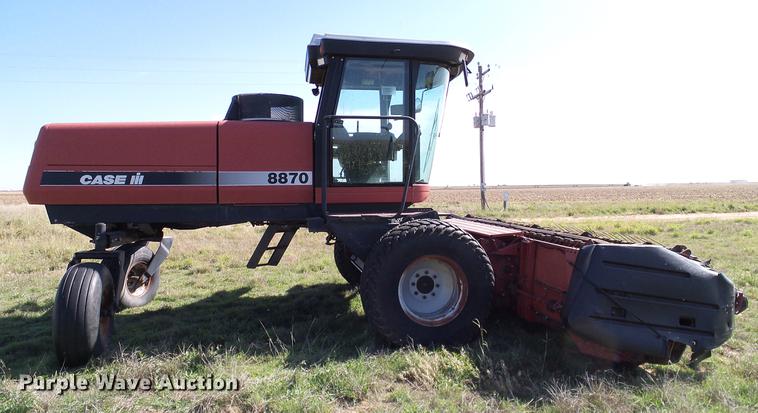 image for item L6298 1998 Case IH 8870 self-propelled windrower