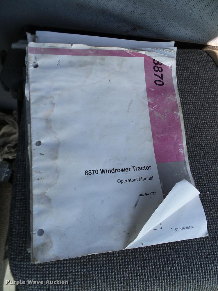 image for item L6298 1998 Case IH 8870 self-propelled windrower