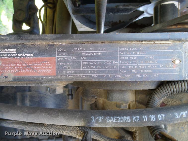 image for item L6298 1998 Case IH 8870 self-propelled windrower