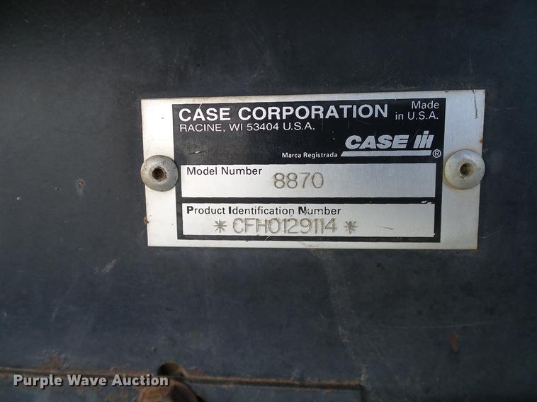 image for item L6298 1998 Case IH 8870 self-propelled windrower