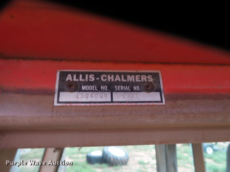 image for item L6656 1982 Allis Chalmers 8050 MFWD tractor