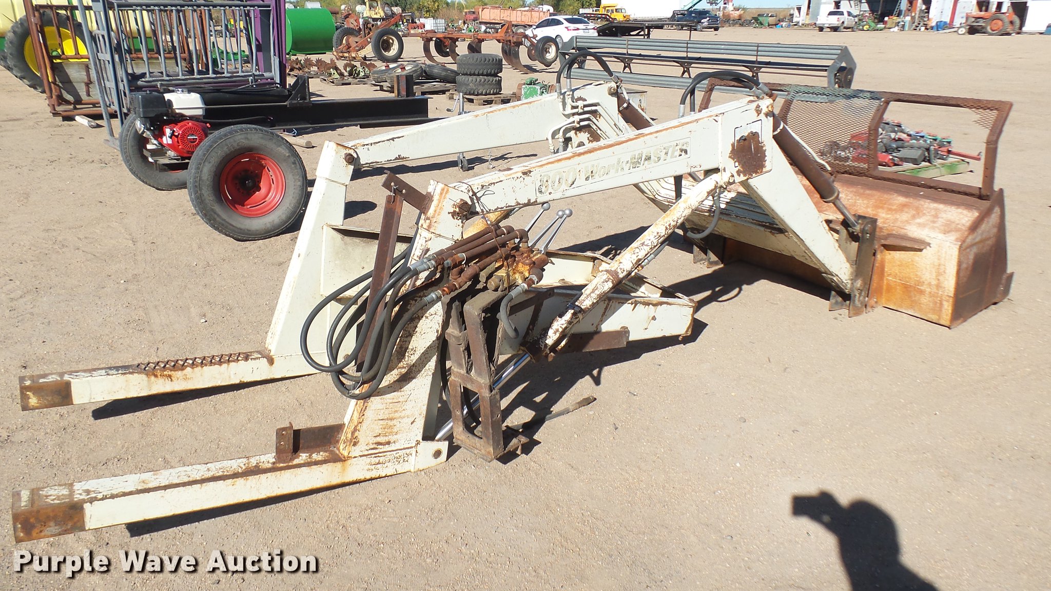 Great Bend Work Master 800 loader in Kinsley, KS Item DV9092 sold Purple Wave