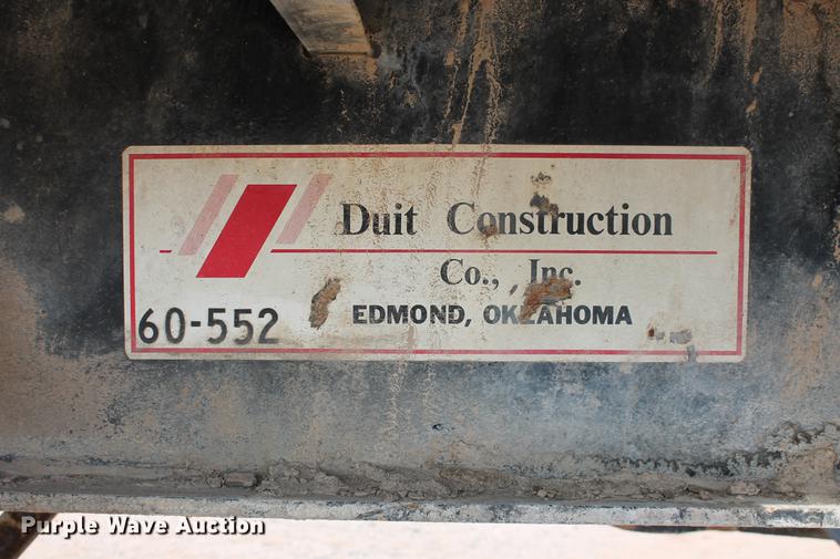 image for item DB0236 1974 Fontaine flatbed trailer