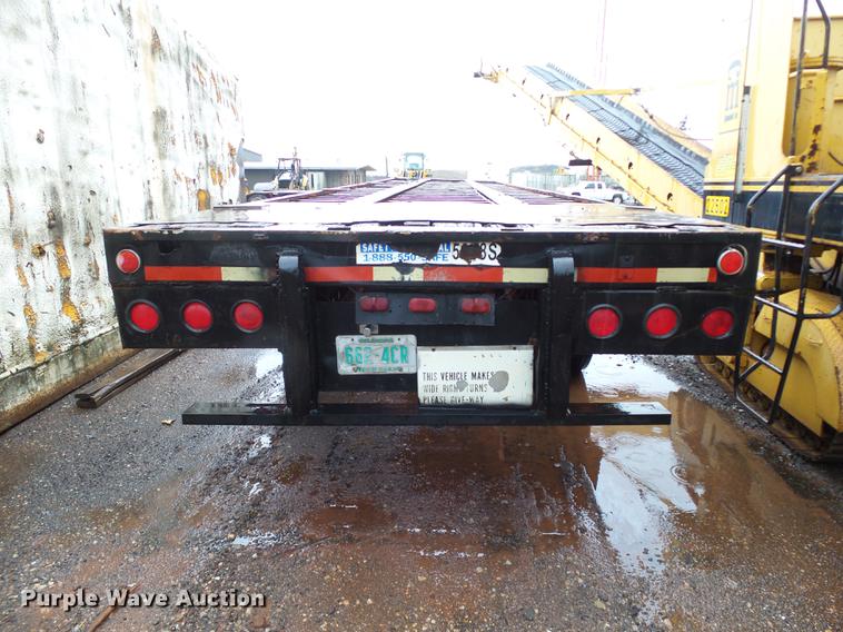 image for item DB4180 1971 Trailmobile flatbed trailer