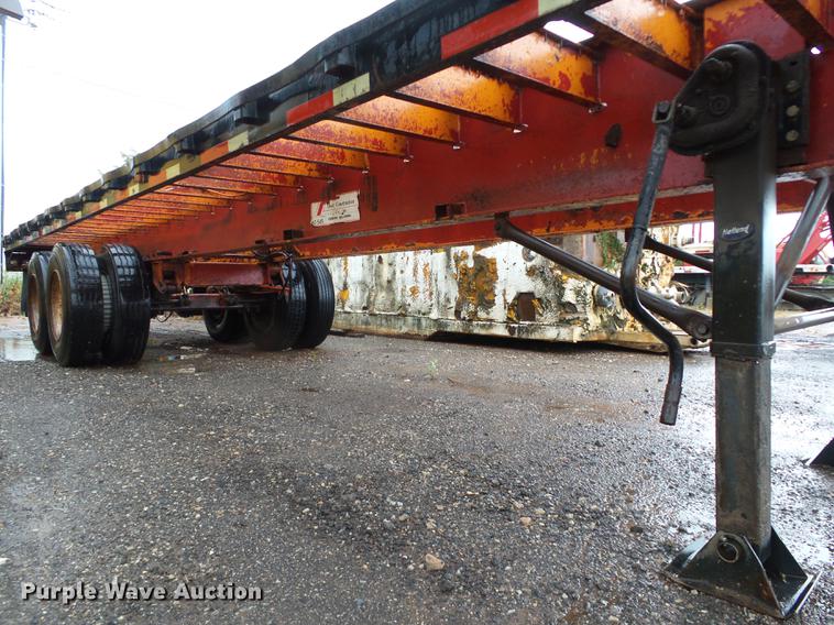 image for item DB4180 1971 Trailmobile flatbed trailer