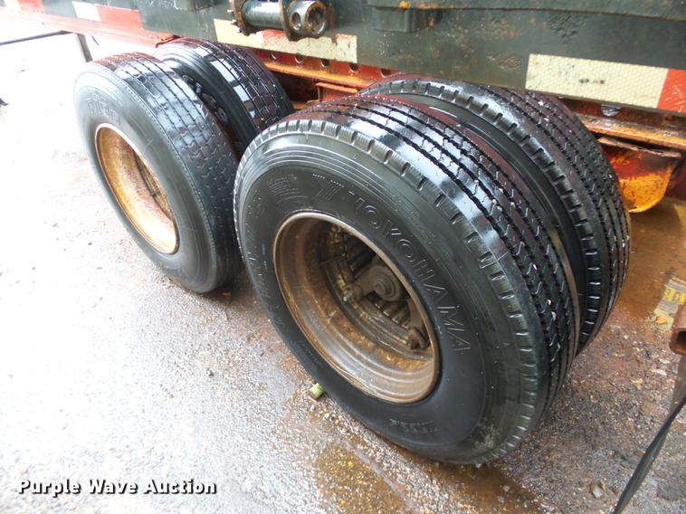 image for item DB4180 1971 Trailmobile flatbed trailer