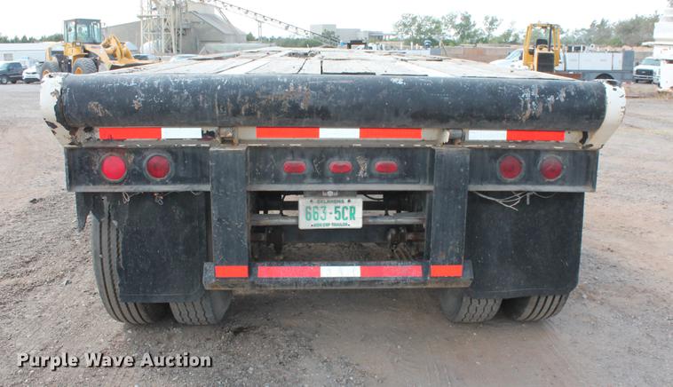 image for item DB4182 1991 shop built flatbed trailer
