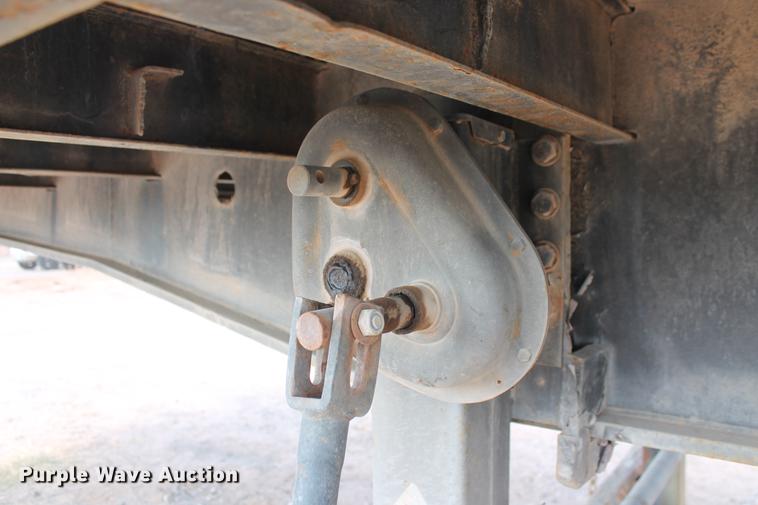 image for item DB4182 1991 shop built flatbed trailer