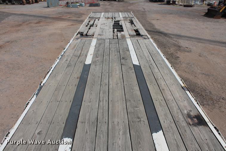 image for item DB4182 1991 shop built flatbed trailer