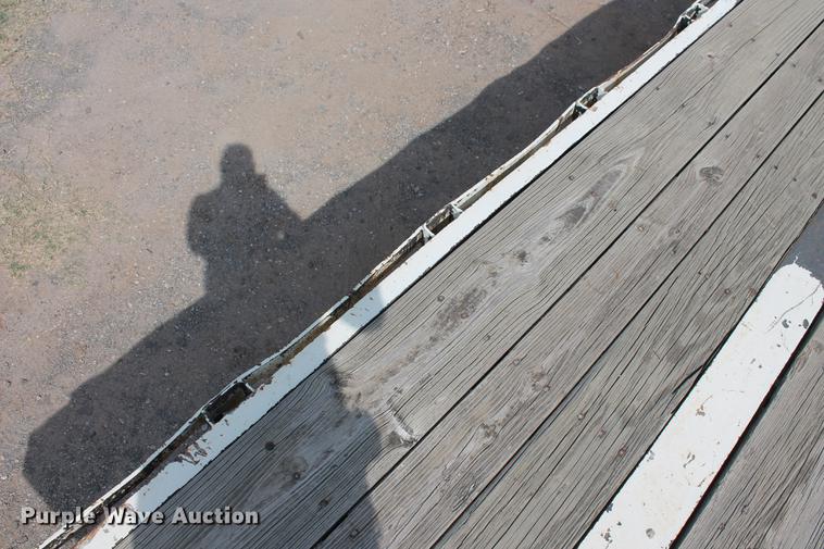 image for item DB4182 1991 shop built flatbed trailer