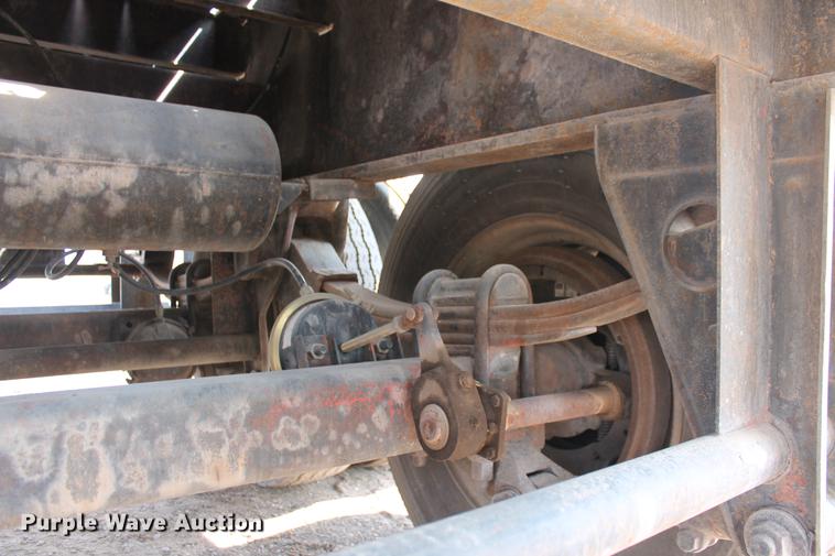 image for item DB4182 1991 shop built flatbed trailer