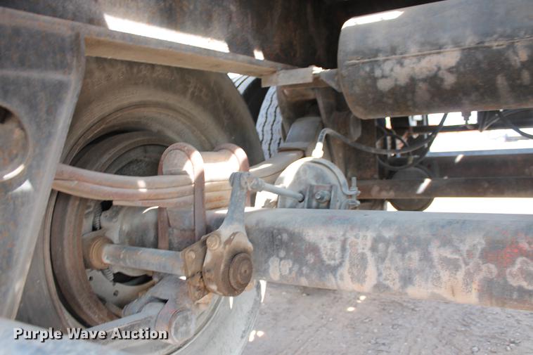 image for item DB4182 1991 shop built flatbed trailer