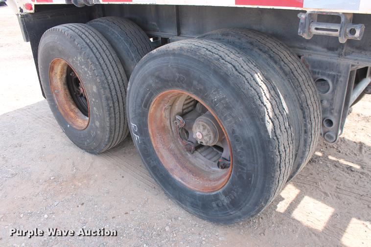 image for item DB4182 1991 shop built flatbed trailer