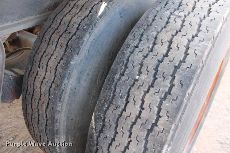 image for item DB4182 1991 shop built flatbed trailer