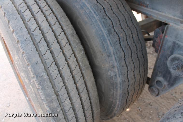 image for item DB4182 1991 shop built flatbed trailer