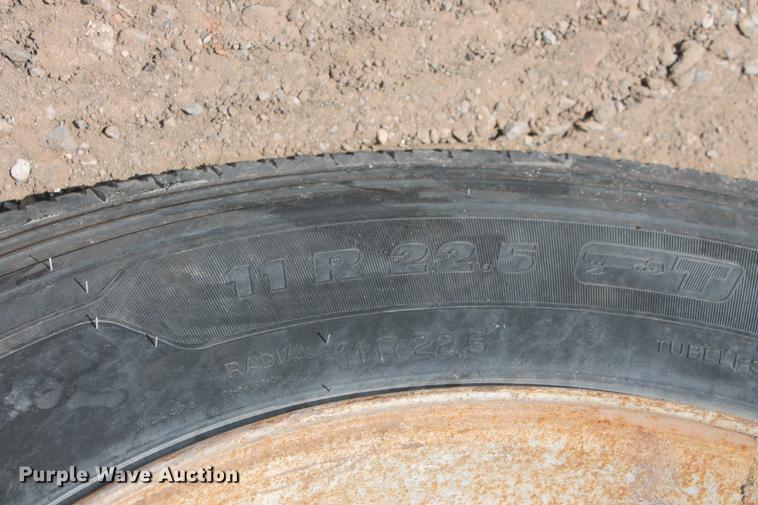 image for item DB4182 1991 shop built flatbed trailer