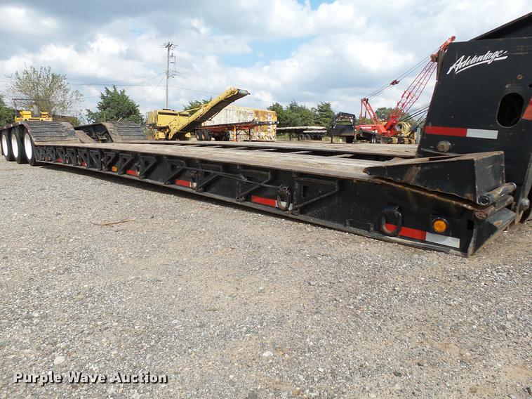 image for item DB4202 2004 Trail King Advantage TK110HDG-533 HG series lowboy equipment trailer